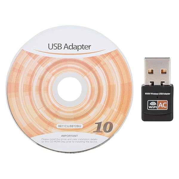 Bewinner 802.11AC USB Internet Adapter with Built-in Antenna for Desktop PC 150 Mbps 2.4G and 433 Mbps 5G Connectivity