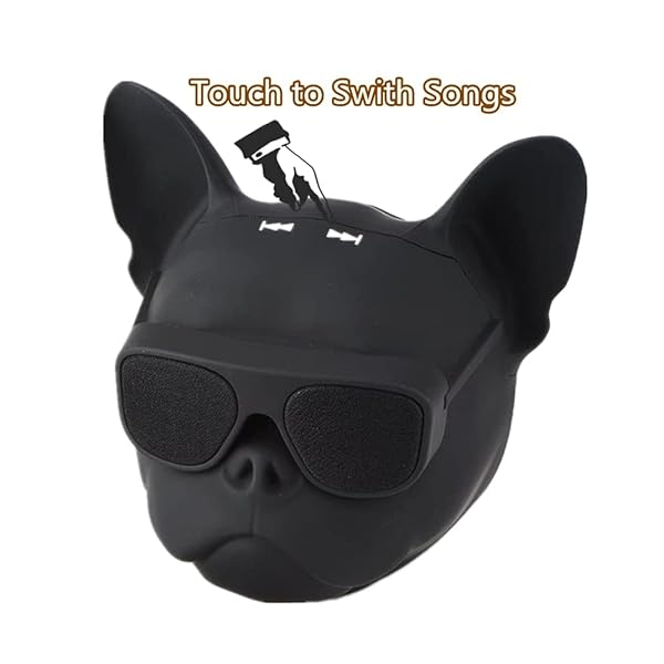 PUSOKEI Buy PUSOKEI Wireless French Bulldog Speaker - Portable Bluetooth Dog Head Speaker with Super Bass for Home & Outdoor Parties - View 8 of 8