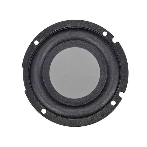 uxcell uxcell 2-Inch 57mm Bass Speaker Passive Radiator & Rubber Vibration Plate for DIY Subwoofer Repair - View 3 of 4