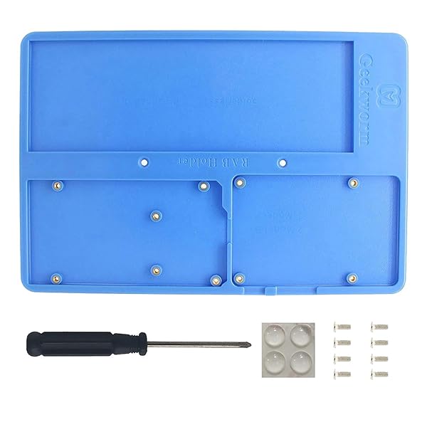 Geekworm Geekworm RAB Holder for Raspberry Pi 5/4B/3B+ & Arduino - Versatile Breadboard Base & ABS Case