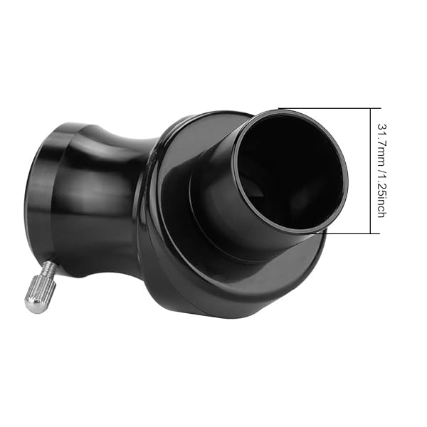 VBESTLIFE Astronomy Telescope Erect Diagonal Mirror Lens 45 Degree Super Wide Angle Optical Lens for 1.25 Inch Telescope Eyepiece and Focuser - View 7 of 8