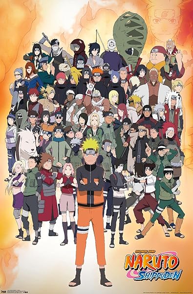 Trends International "Trends International Naruto Shippuden Wall Poster - 22.375" x 34" Premium Unframed Decor for Fans"