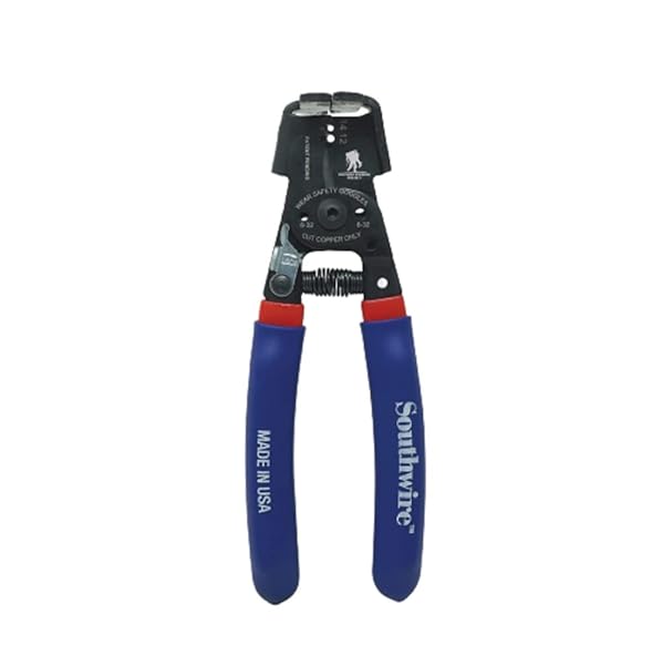 Southwire Southwire 65172140 SNM1214HH-US: Dual Wire Stripper & Cutter for 12/2 & 14/2 Romex NMB Jackets - Efficient Wire Stripping Tool