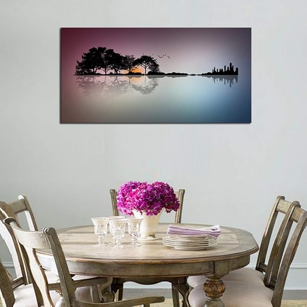 DZL Art DZL Art A72674 Canvas Wall Art for Living Room Bathroom Bedroom Kitchen Guitar Island Prints Man Cave Music Lover Gift - View 2 of 6