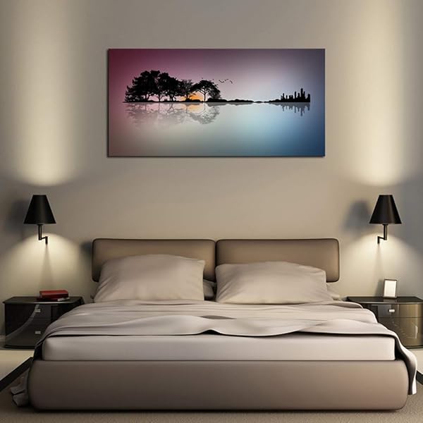 DZL Art DZL Art A72674 Canvas Wall Art for Living Room Bathroom Bedroom Kitchen Guitar Island Prints Man Cave Music Lover Gift - View 5 of 6