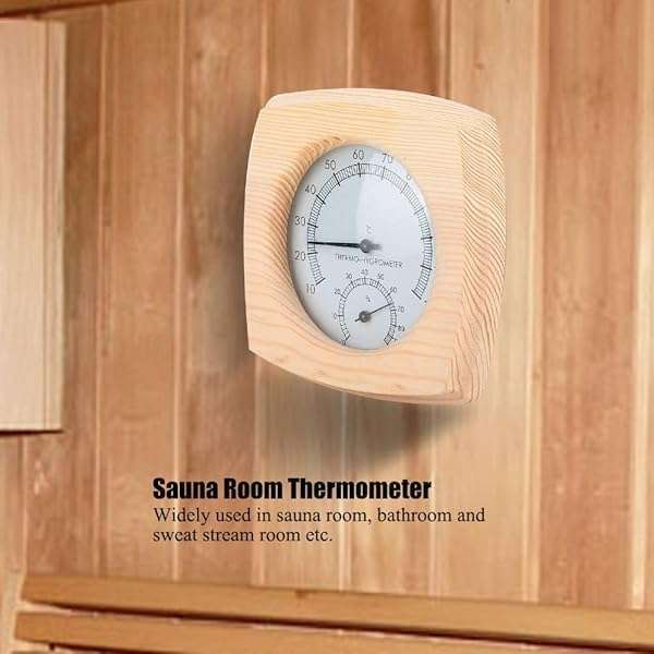 Vikye Digital Sauna Thermometer & Hygrometer: Accurate Temperature Control for Your Sauna Room - View 6 of 11