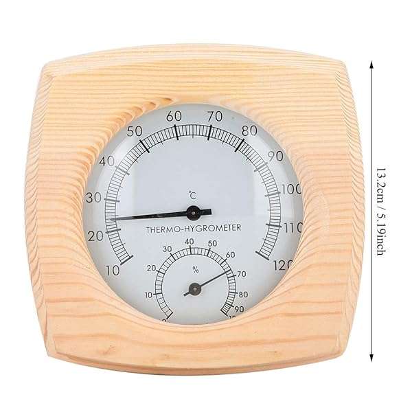 Vikye Digital Sauna Thermometer & Hygrometer: Accurate Temperature Control for Your Sauna Room - View 7 of 11