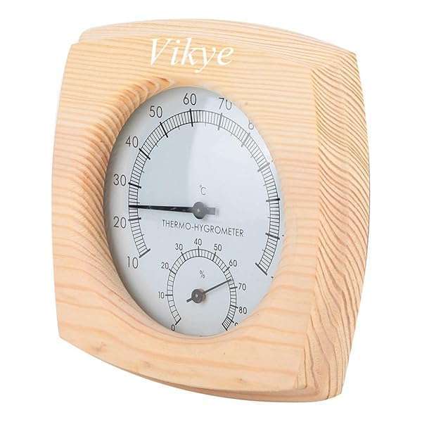 Vikye Digital Sauna Thermometer & Hygrometer: Accurate Temperature Control for Your Sauna Room - View 2 of 11