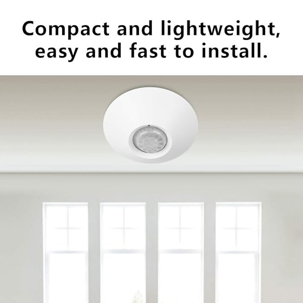 ASHATA ASHATA 12V Wired Indoor Infrared Motion Detection Sensor 360 Degree High Sensitivity Alarm for Enhanced Security - View 6 of 7