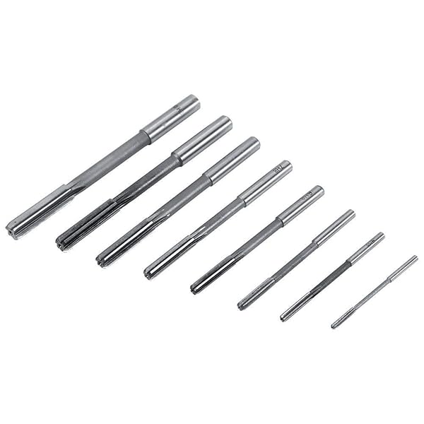 Tangxi 8-Piece H8 Chucking Reamer Set for Precision Bore Machining - 3 to 10 mm Milling Cutter Tool