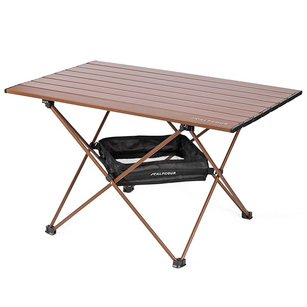Alpcour Alpcour Portable Camping Table: Lightweight, Compact & Durable for BBQs, Tailgates & Outdoor Adventures
