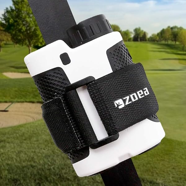 ZOEA ZOEA Magnetic Rangefinder Mount Strap for Golf Cart Railing Adjustable Holder with Strong Magnet Securely Attaches to Most Rails and Bars
