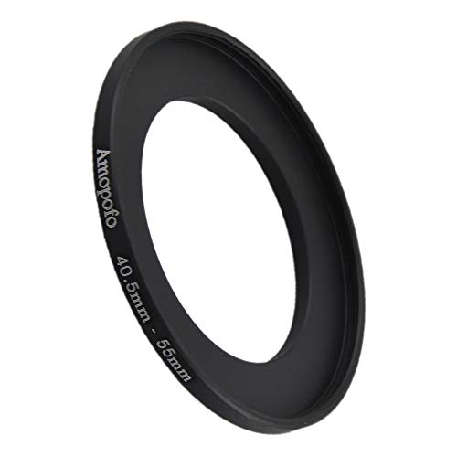 Amopofo 40.5 to 55mm Metal Step Up Ring Adapter for Canon, Nikon, Sony & Fuji - CNC Machined Aluminum for Filters - View 4 of 5
