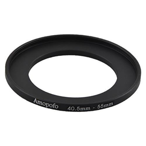 Amopofo 40.5 to 55mm Metal Step Up Ring Adapter for Canon, Nikon, Sony & Fuji - CNC Machined Aluminum for Filters - View 5 of 5