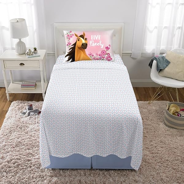 Franco Franco Kids Twin Bedding Sheet Set - Spirit Riding Free Design for Fun & Comfort - View 5 of 5