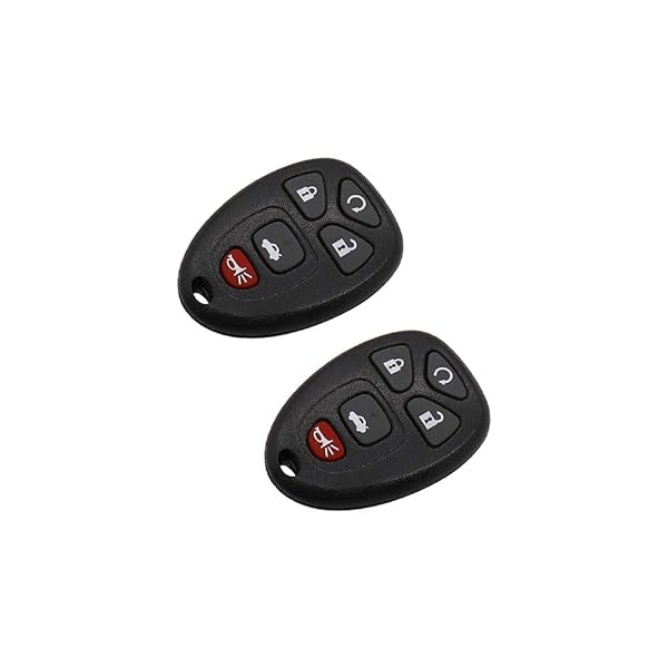 DRIVESTAR Drivestar Keyless Entry Remote Car Key Replacement Set for Monte Carlo Cadillac DTS Lucerne Impala Pack of 2 - View 2 of 7