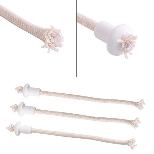 Maxmartt Maxmartt 7Pcs Wine Bottle Lamp Wicks & Ceramic Holders - Replaceable Oil Lantern Wicks for Kerosene & Heat-Resistant Use - View 10 of 10