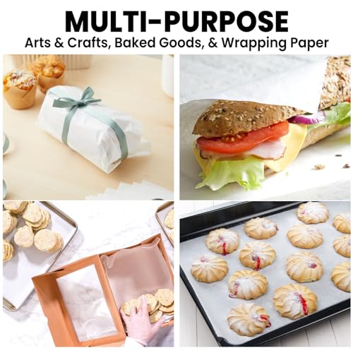 Bright Creations "Bright Creations 100 Pack Glassine Paper Sheets 16x20" - Archival Protection for Artwork, Photos & DIY Crafts" - View 4 of 9