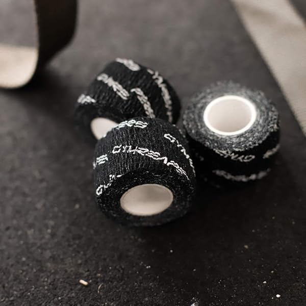 Gymreapers Gymreapers Weightlifting Adhesive Thumb Tape for Olympic Lifting and Powerlifting 3 Rolls Black Stretchy Athletic Grip Protection - View 7 of 8