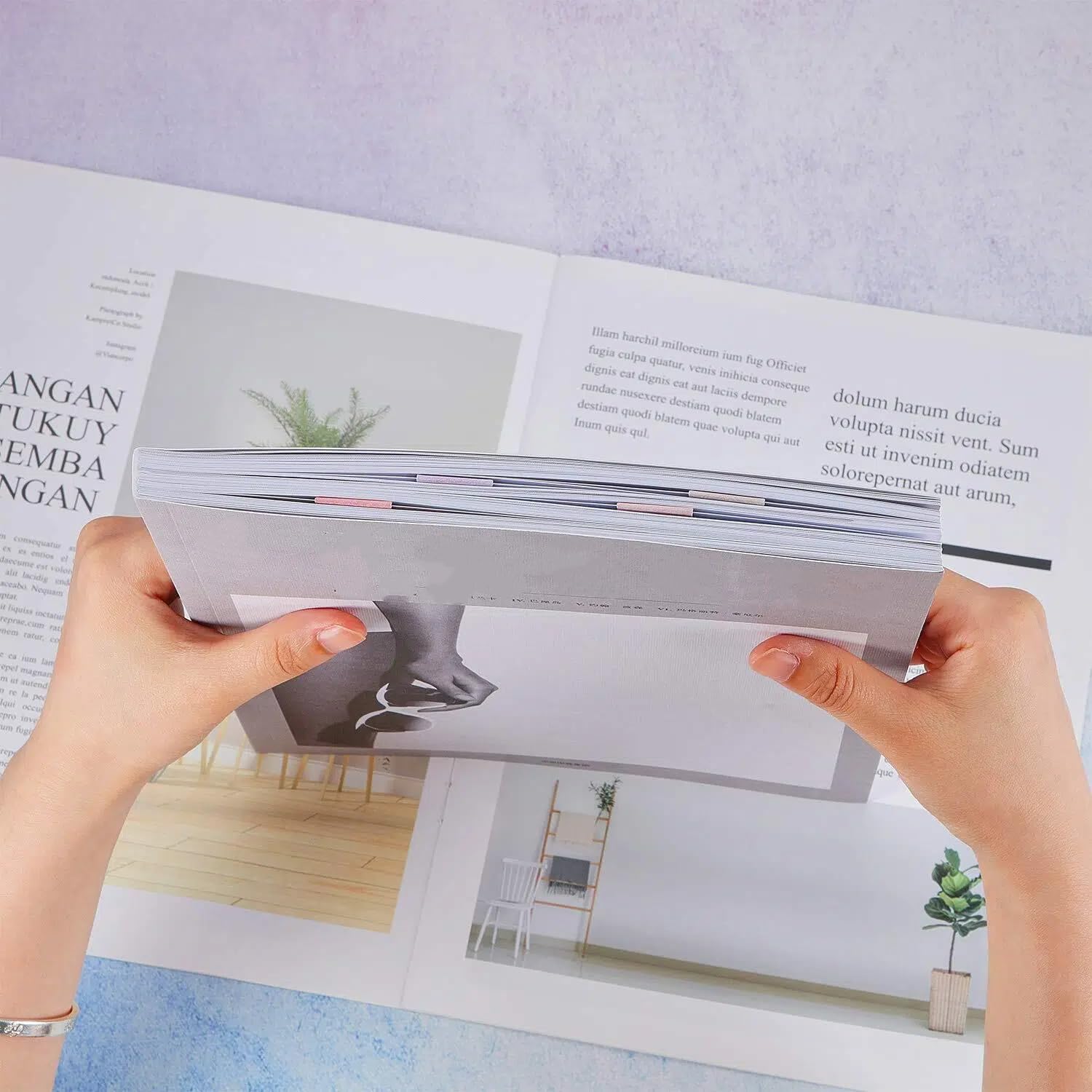 Outus 30 Cute Magnetic Bookmarks - Plant-Themed Page Markers for Students & Office Use - View 7 of 7