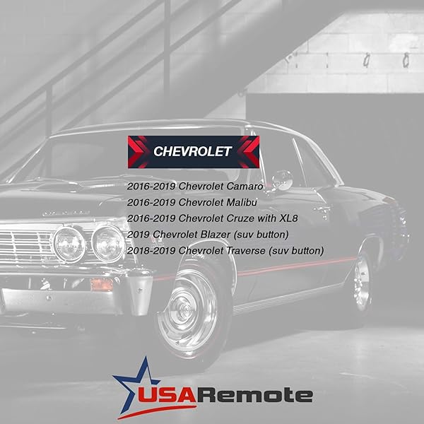 USARemote Smart Key Fob Keyless Entry Remote Set of 2 for 2016-2019 Chevy Camaro Malibu Cruze HYQ4EA - View 4 of 6