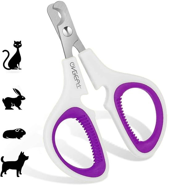 OneCut OneCut Pet Nail Clippers Update Version for Cats Kittens Puppies Rabbits and Small Dogs Sharp Safe Trimming Tool in Purple - View 2 of 8
