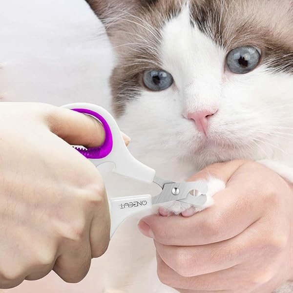 OneCut OneCut Pet Nail Clippers Update Version for Cats Kittens Puppies Rabbits and Small Dogs Sharp Safe Trimming Tool in Purple - View 8 of 8