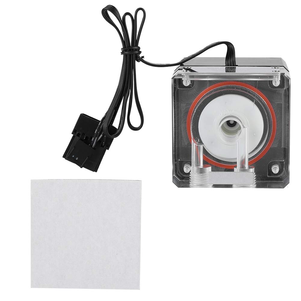 Bewinner Mute Water Pump for PC Water Cooling with PWM Control Universal G1/4 Thread Connection D Port and 4 Pin Interface - View 6 of 9