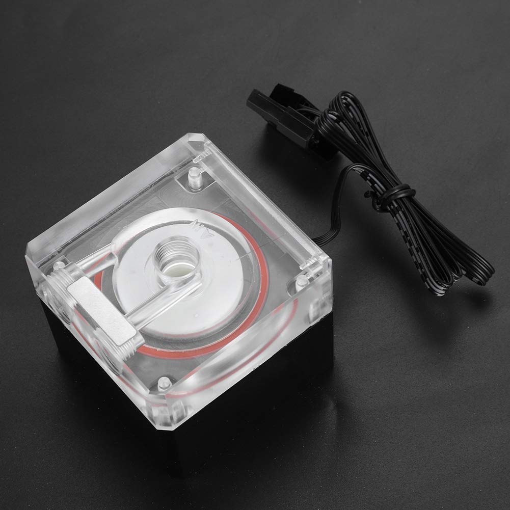 Bewinner Mute Water Pump for PC Water Cooling with PWM Control Universal G1/4 Thread Connection D Port and 4 Pin Interface - View 8 of 9