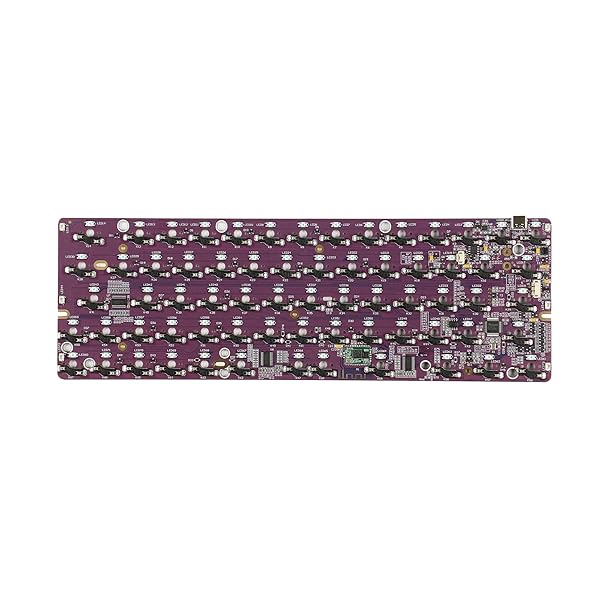 YMDK YMDK GK64 GK64XS SK64 Keyboard Kit: CNC Walnut Case, Bluetooth & Wired PCB, Stabilizers Included - View 6 of 7