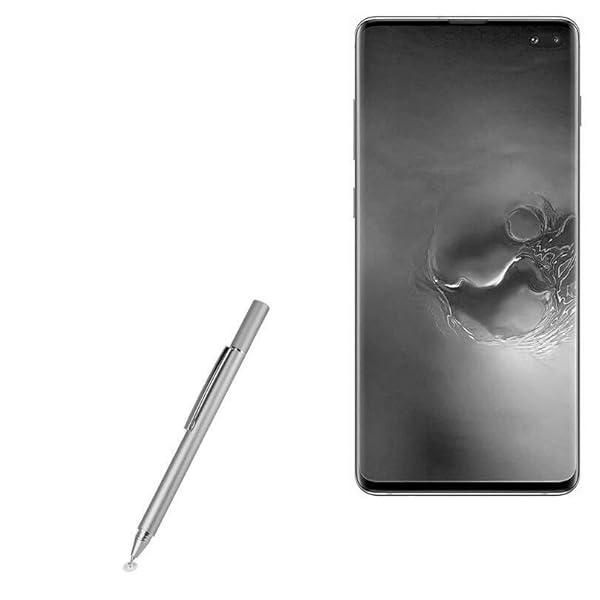 BoxWave BoxWave Stylus Pen for Samsung Galaxy S10 Plus FineTouch Capacitive Super Precise Metallic Silver