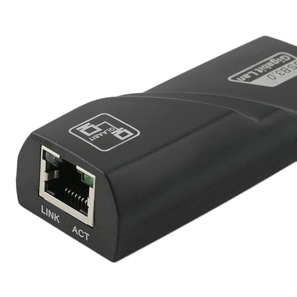 JacobsParts JacobsParts USB 3.0 Gigabit Ethernet Adapter 10/100/1000 Mbps RJ45 for PC and Mac Network Connectivity - View 2 of 6