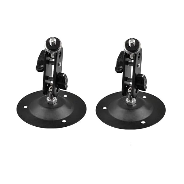 bnafes QMseller 2 Pcs Wall Mount Flexible Bracket Stand for CCTV Camera and Camcorder