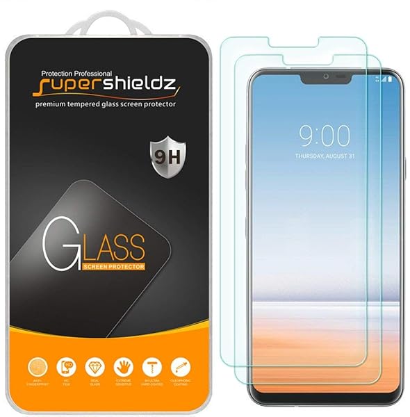 Supershieldz Supershieldz 2 Pack Tempered Glass Screen Protector for LG G7 ThinQ 0.33mm Anti Scratch Bubble Free