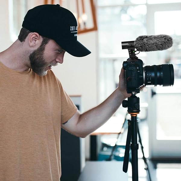 tikysky Tikysky M-1 Video Microphone: Best Shotgun Mic for DSLR Interviews - Compatible with Canon, Nikon, Sony, Fuji - View 3 of 7