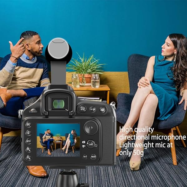 tikysky Tikysky M-1 Video Microphone: Best Shotgun Mic for DSLR Interviews - Compatible with Canon, Nikon, Sony, Fuji - View 4 of 7