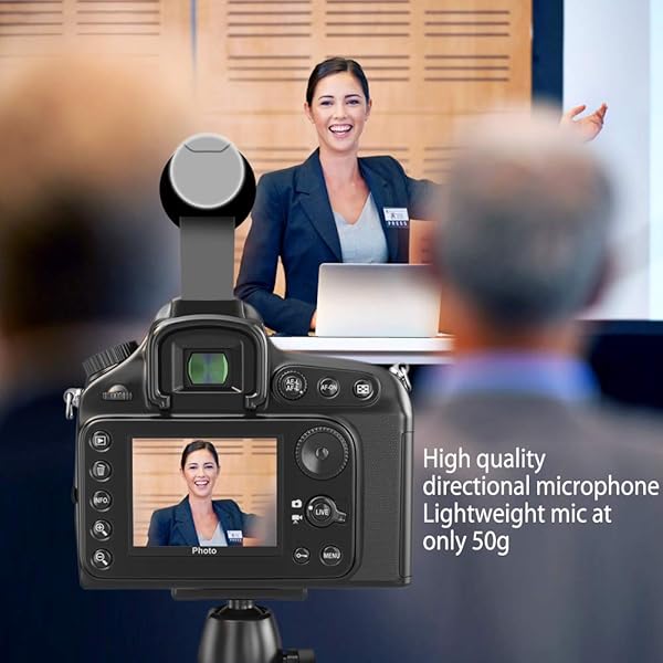 tikysky Tikysky M-1 Video Microphone: Best Shotgun Mic for DSLR Interviews - Compatible with Canon, Nikon, Sony, Fuji - View 7 of 7