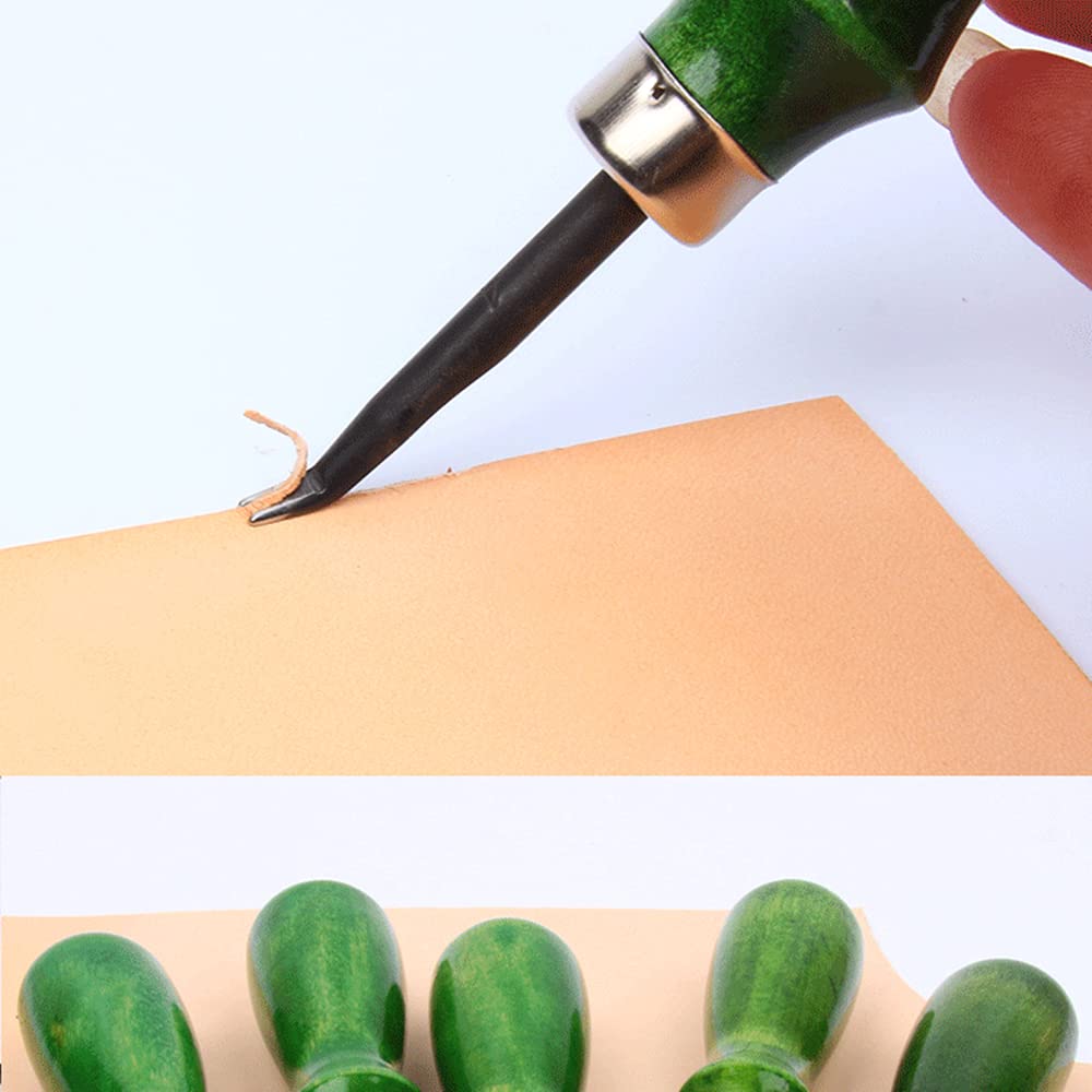 Hztyyier 0.6mm to 1.4mm Professional Beveler for DIY Leather Craft Cutting Tool 1.2mm - View 3 of 6