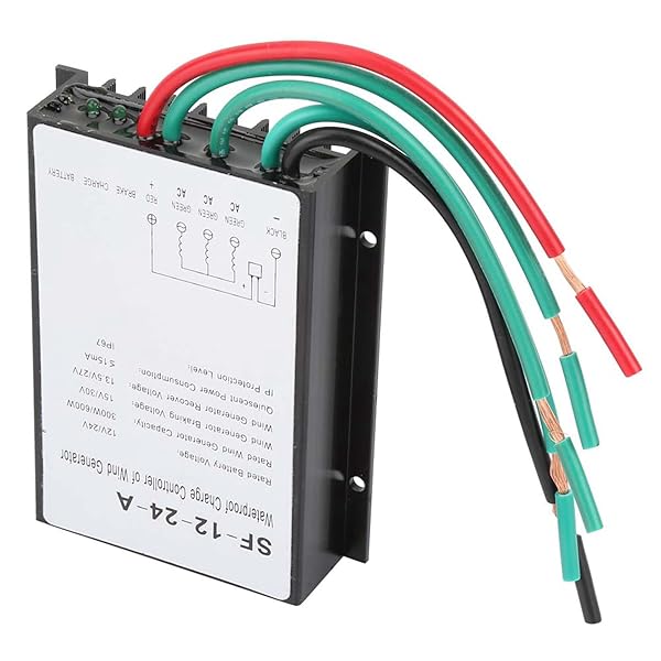 YWBL-WH Wind Turbine Controller 12V 24V 300W 600W Generator Regulator for Efficient Battery Charging - View 2 of 9