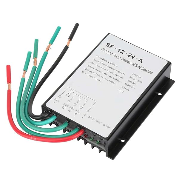 Wind Turbine Controller 12V 24V 300W 600W Generator Regulator for Efficient Battery Charging
