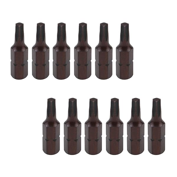 Antrader Antrader T20 Torx Impact Screwdriver Bits 1 Inch Length 1/4 Inch Hex Shank 12 Pack Magnetic Tool Set