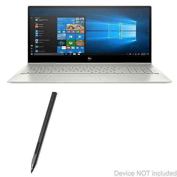 BoxWave "BoxWave Active Stylus Pen for HP Envy x360 15.6" - Ultra Fine Tip Electronic Stylus in Jet Black" - View 3 of 10