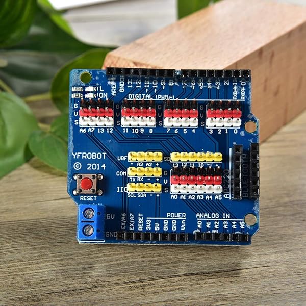 Comimark Comimark 2Pcs V5 Sensor Shield Expansion Board for Arduino UNO R3 V5.0 Electric Module - View 3 of 7