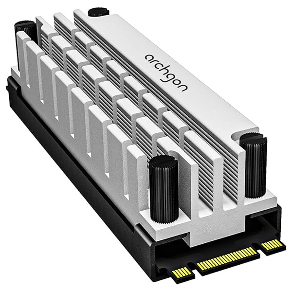 archgon Archgon HS-1110 SSD Heatsink Cooler for PCIe NVMe M.2 2280 - Ideal for Workstations, Gaming PCs & Industrial Use