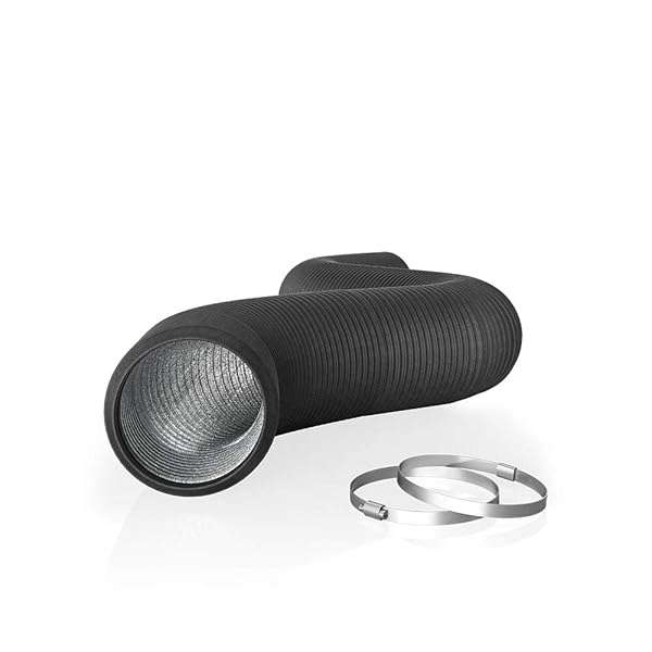 AC Infinity AC Infinity 4-Inch Aluminum Ducting - Heavy-Duty, 8ft for Heating, Cooling & Ventilation