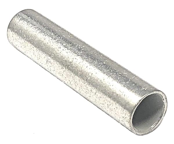 WindyNation 5 Pack 2/0 AWG Butt Splice Connectors Pure Copper Tin Coated Marine Grade Uninsulated by WindyNation - View 2 of 3