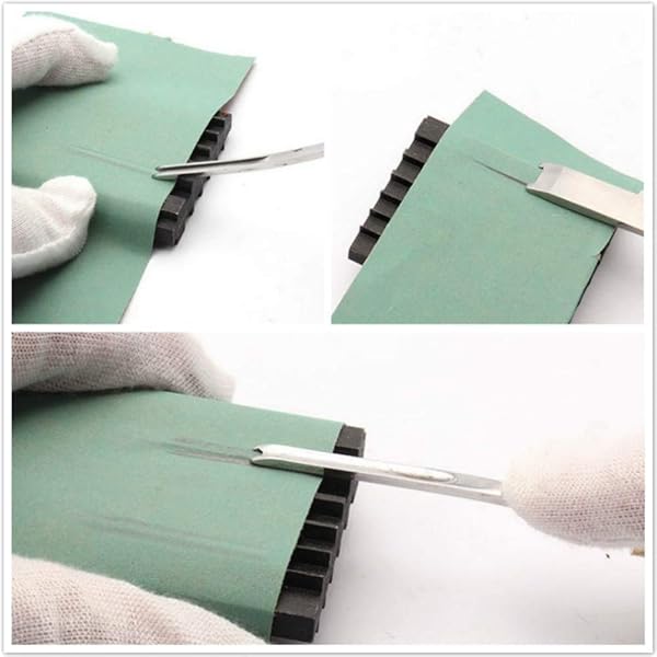 Hztyyier Professional Leather Cutter Sharpener: Beveler & Edger Tool for Precision Leathercraft - View 5 of 8