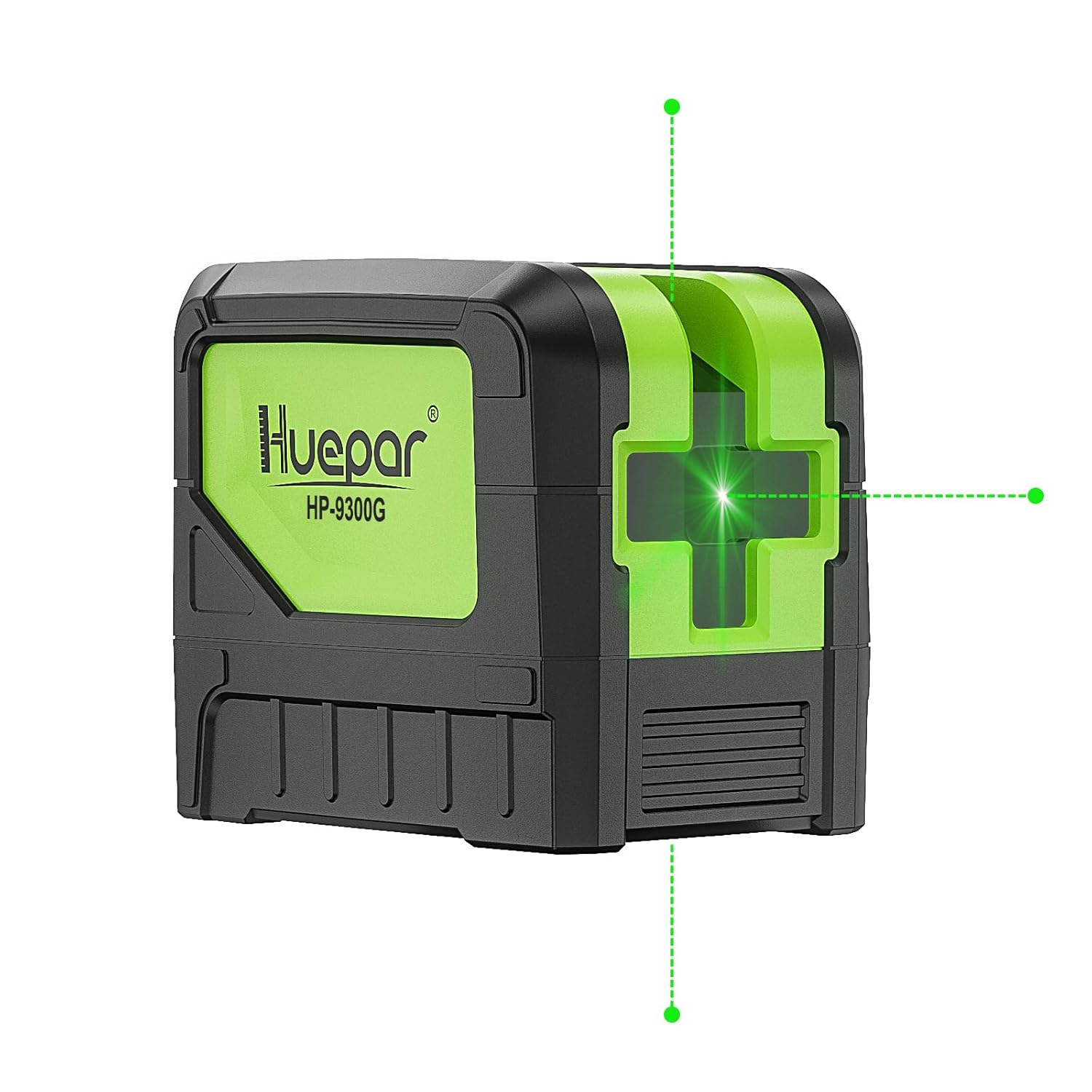 Huepar Huepar 9300G Laser Plumb Leveler Tool Self-Leveling Green Plumb Bob for Soldering 197Ft Range Battery Included