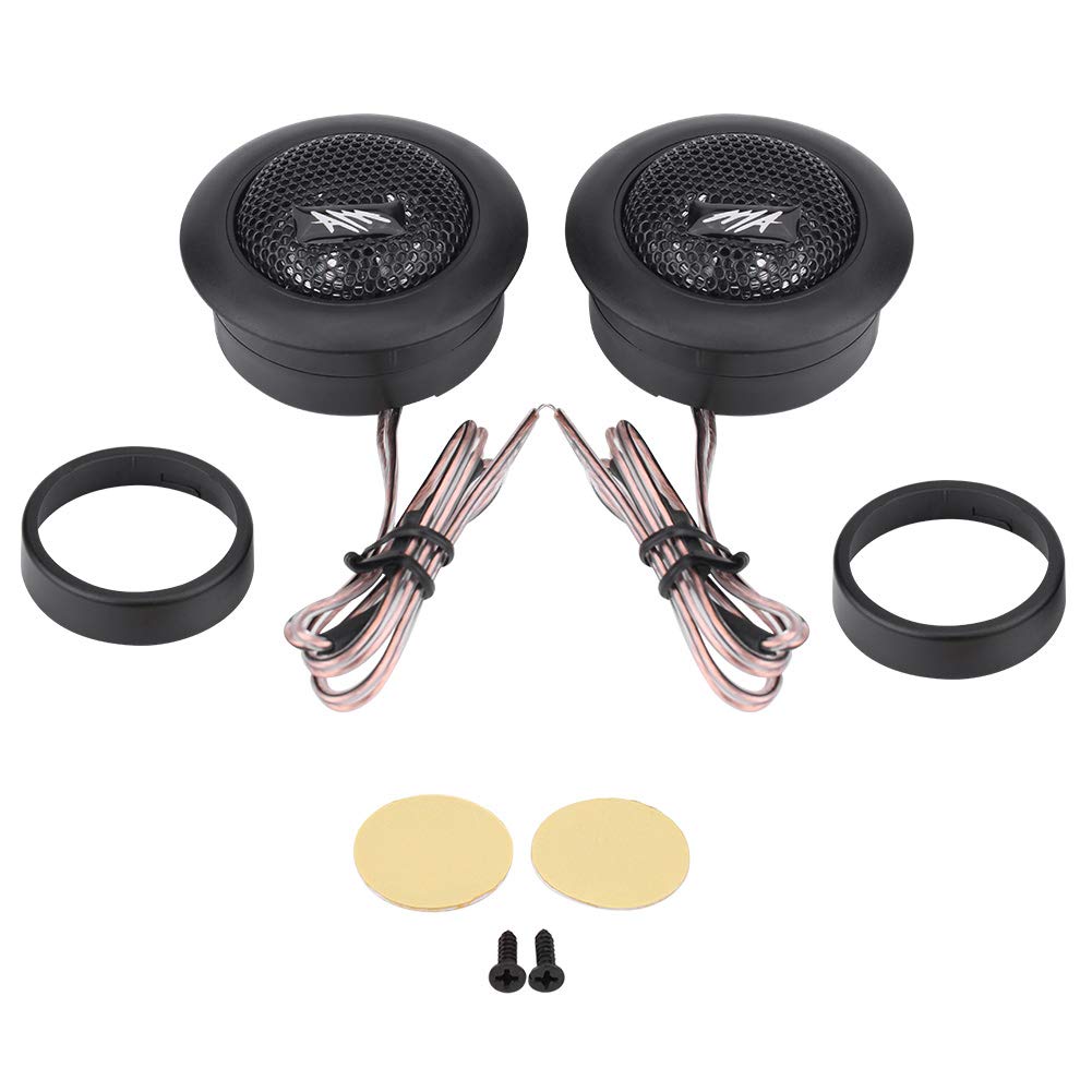 Acouto 6.5 Inch Car Audio Tweeters Pair 12V 150W Mini Super Power Dome Loudspeaker Horn