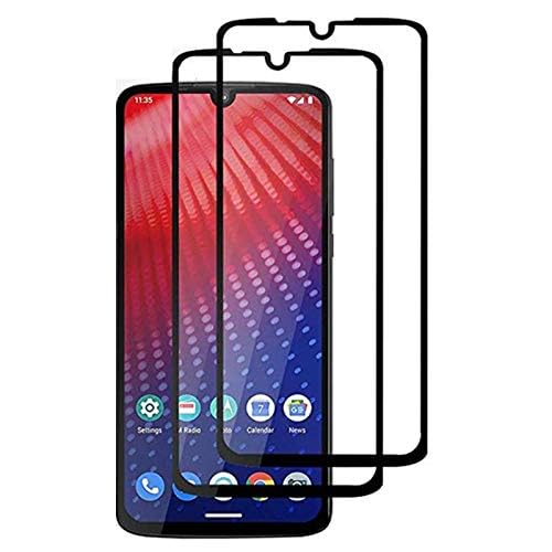 VIESUP VIESUP Motorola Moto Z4 Full Coverage Tempered Glass Screen Protector 2 Pack Anti Scratch HD Film - View 3 of 6